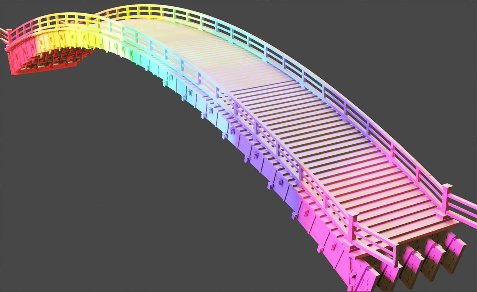 虹の架橋錦帯橋 虹の架橋錦帯橋